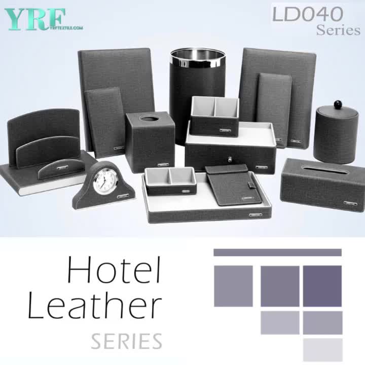 YRF Alibaba Hot Selling psací potřeby Set Office Hotel Faux Leather Desk Set