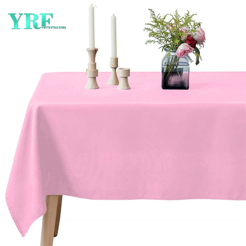 Podlouhlé ubrusy Pure Pink 60x102 palců 100% polyester nemačkavé pro svatby