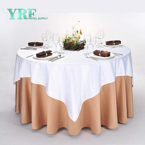 YRF Hotel Supply Table Cover Round 90" Čokoláda levně