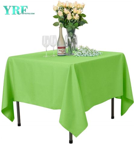 Čtvercové ubrusy Apple Green 54 x 54 palců čistý 100% polyester nemačkavý pro svatby