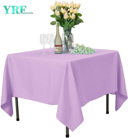 Čtvercový ubrus Pure Lavender 54x54 palců Čistý 100% polyester nemačkavý na večírky