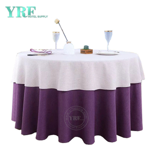 YRF povlak na stůl 5hvězdičkový hotel narozeniny 8 stop prádlo Polyester kulatý