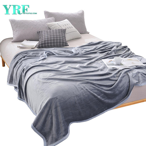 Odolná norková deka barvená obyčejná vícebarevná super měkká pro manželskou postel