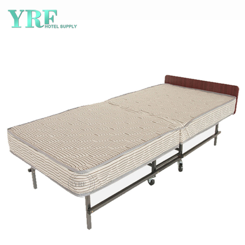 Skládací postel Motel Extra přenosná pěnová matrace Super silný rám s dvojitou velikostí