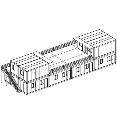 Factory Supply Modulares Kontejner Studentská kolej odnímatelná