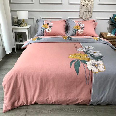 Domácí povlečení Bavlněná tkanina Soft For King Bed prostěradla Set