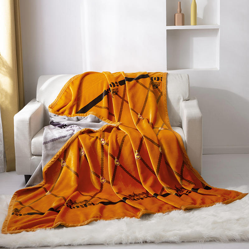 Pohodlná geometrická 90 x 108 palců polyesterová fleecová pikniková deka